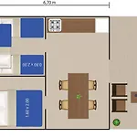 Easyatent Safari Tent Comfort Krk Kamp alanı *